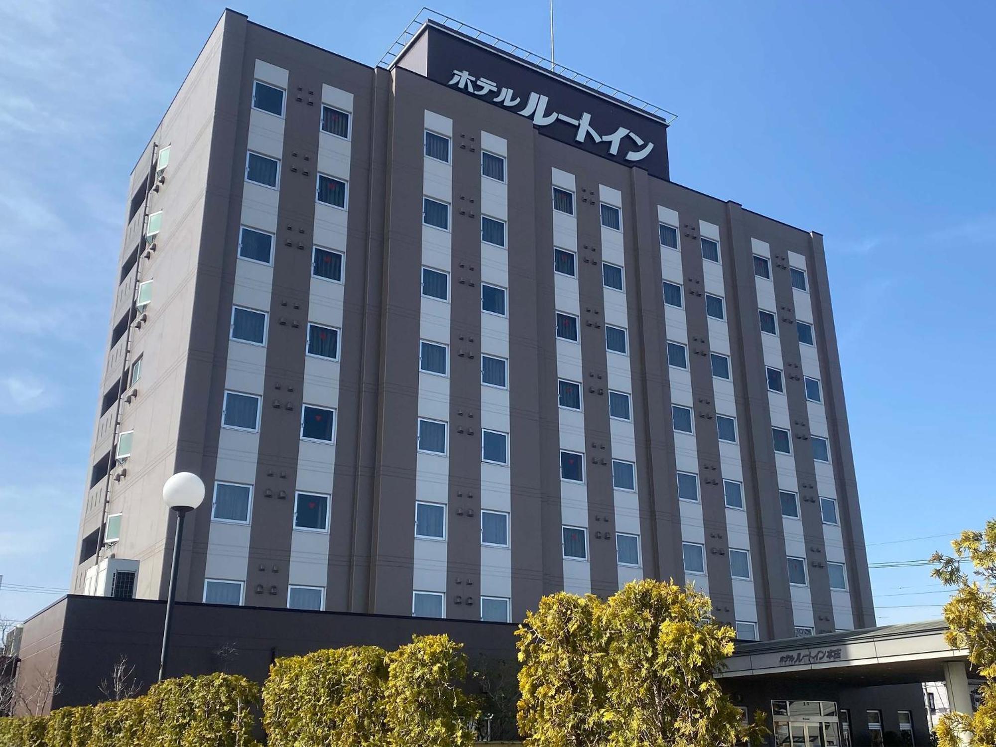 Hotel Route-Inn Honjo Ekiminami Exteriör bild